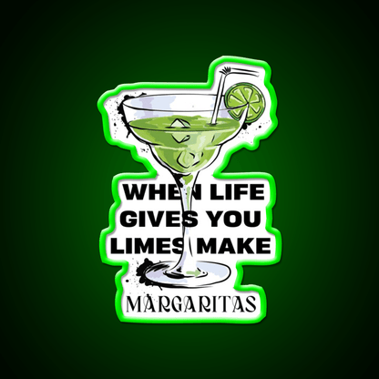 Margarita Cocktail Bar Decor Led Neon Sign For Cocktail Lovers Rgb Color - Shineneon