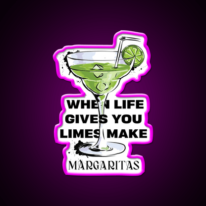 Margarita Cocktail Bar Decor Led Neon Sign For Cocktail Lovers Rgb Color - Shineneon
