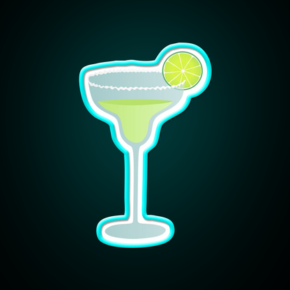 Margarita Cocktail Bar Decor Led Neon Sign Neon Party Sign Rgb Color - Size and dimension reference