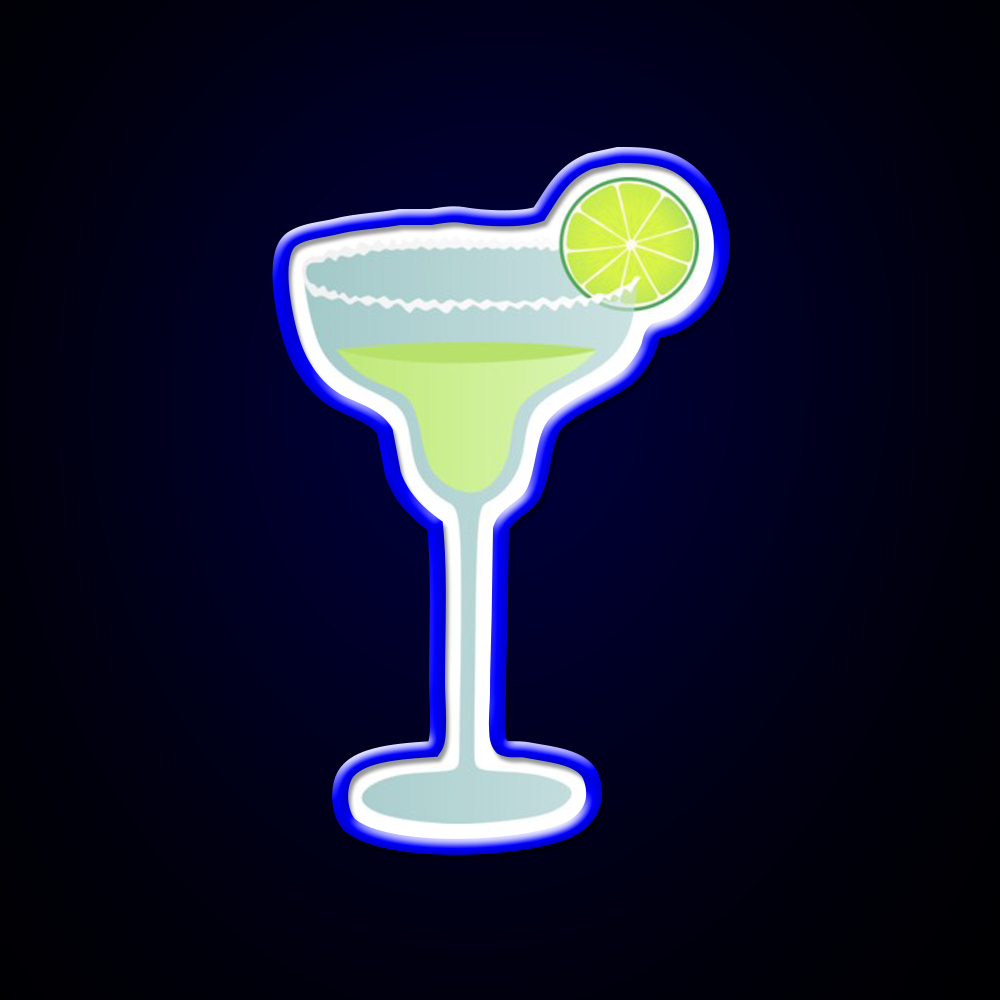 Margarita Cocktail Bar Decor Led Neon Sign Neon Party Sign Rgb Color - LED neon sign view 5