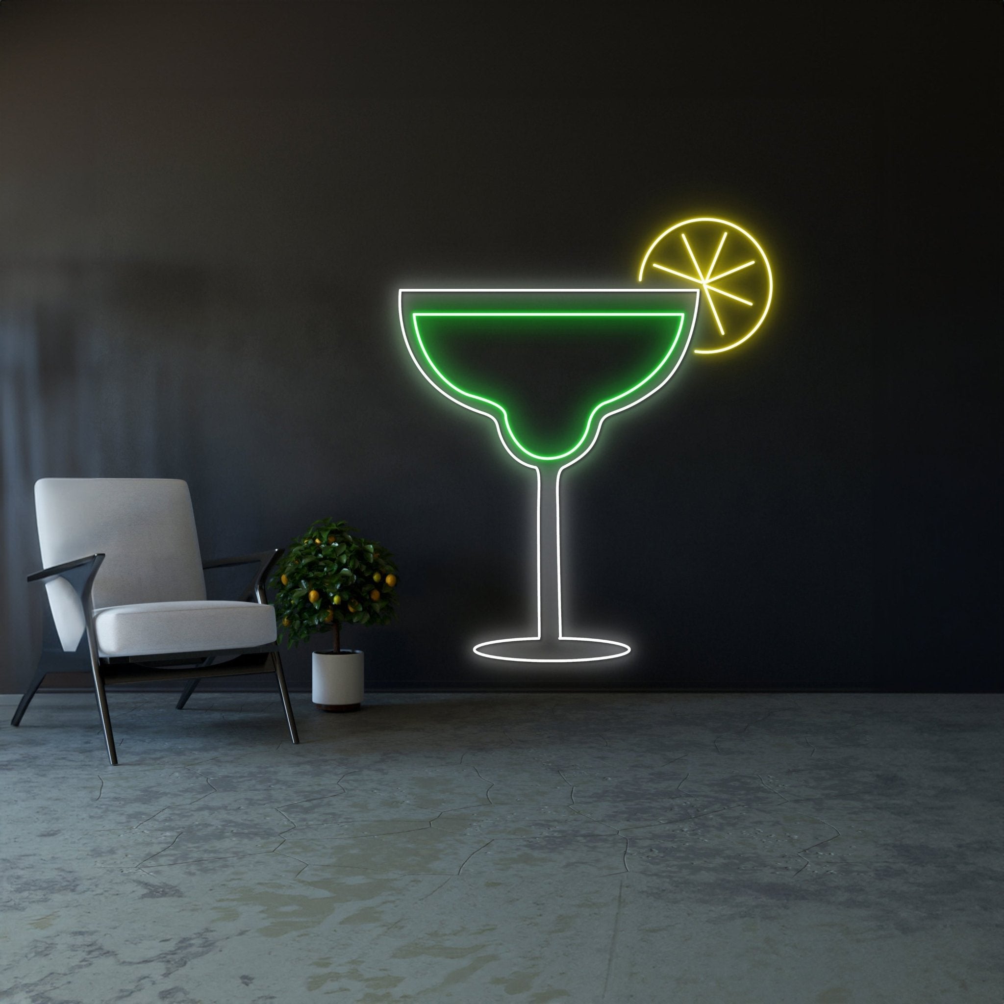 Margarita Cocktail Led Sign - Shineneon