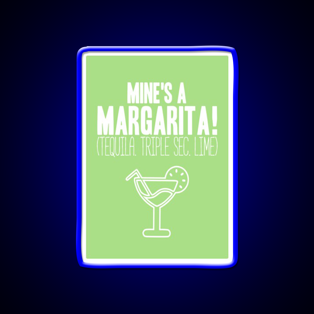 Margarita Cocktail Mines A Margarita Cocktail Bar Decor Led Neon Sign Rgb Color - LED neon sign view 5