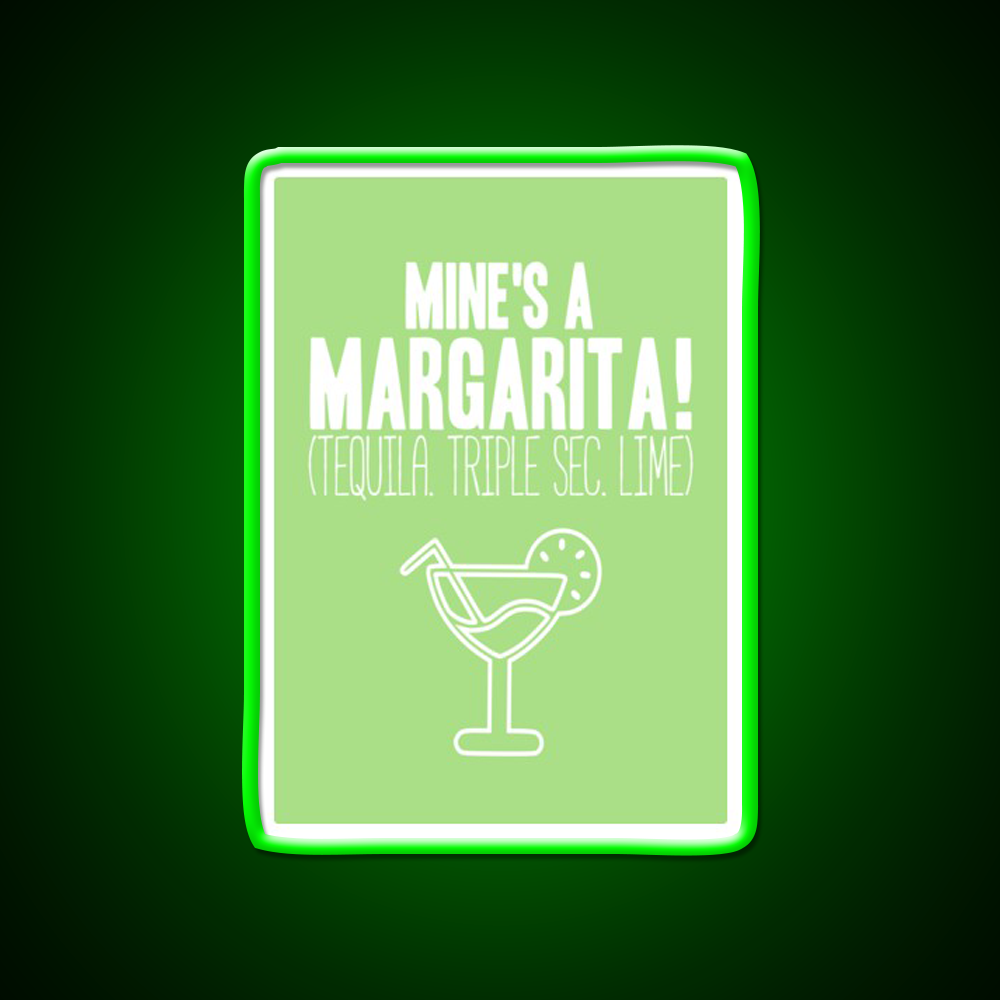 Margarita Cocktail Mines A Margarita Cocktail Bar Decor Led Neon Sign Rgb Color - LED neon sign view 8