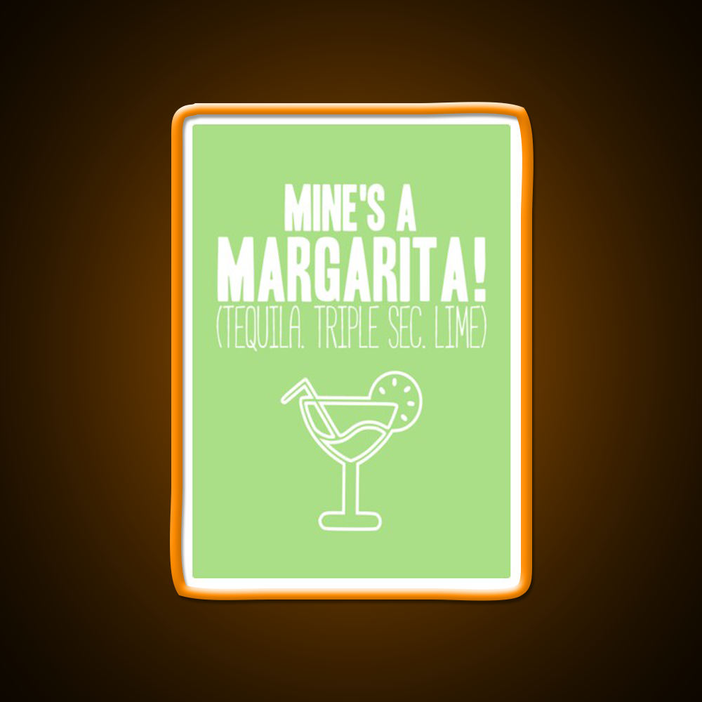 Margarita Cocktail Mines A Margarita Cocktail Bar Decor Led Neon Sign Rgb Color - LED neon sign view 6