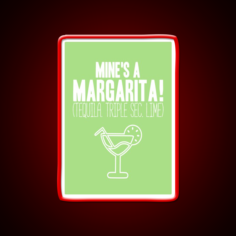 Margarita Cocktail Mines A Margarita Cocktail Bar Decor Led Neon Sign Rgb Color - LED neon sign view 10