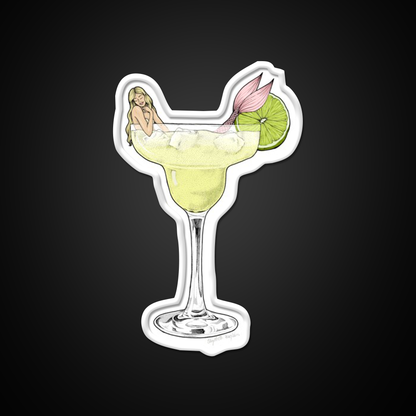 Margarita Mermaid Cocktail Bar Decor Led Neon Sign Rgb Color - LED neon sign view 11