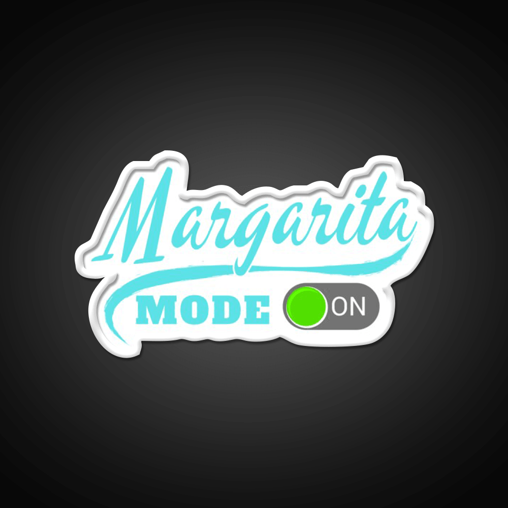 Margarita Mode On Party Drink Tequila Led Neon Sign Rgb Color - Shineneon