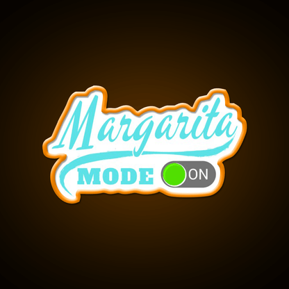 Margarita Mode On Party Drink Tequila Led Neon Sign Rgb Color - Shineneon