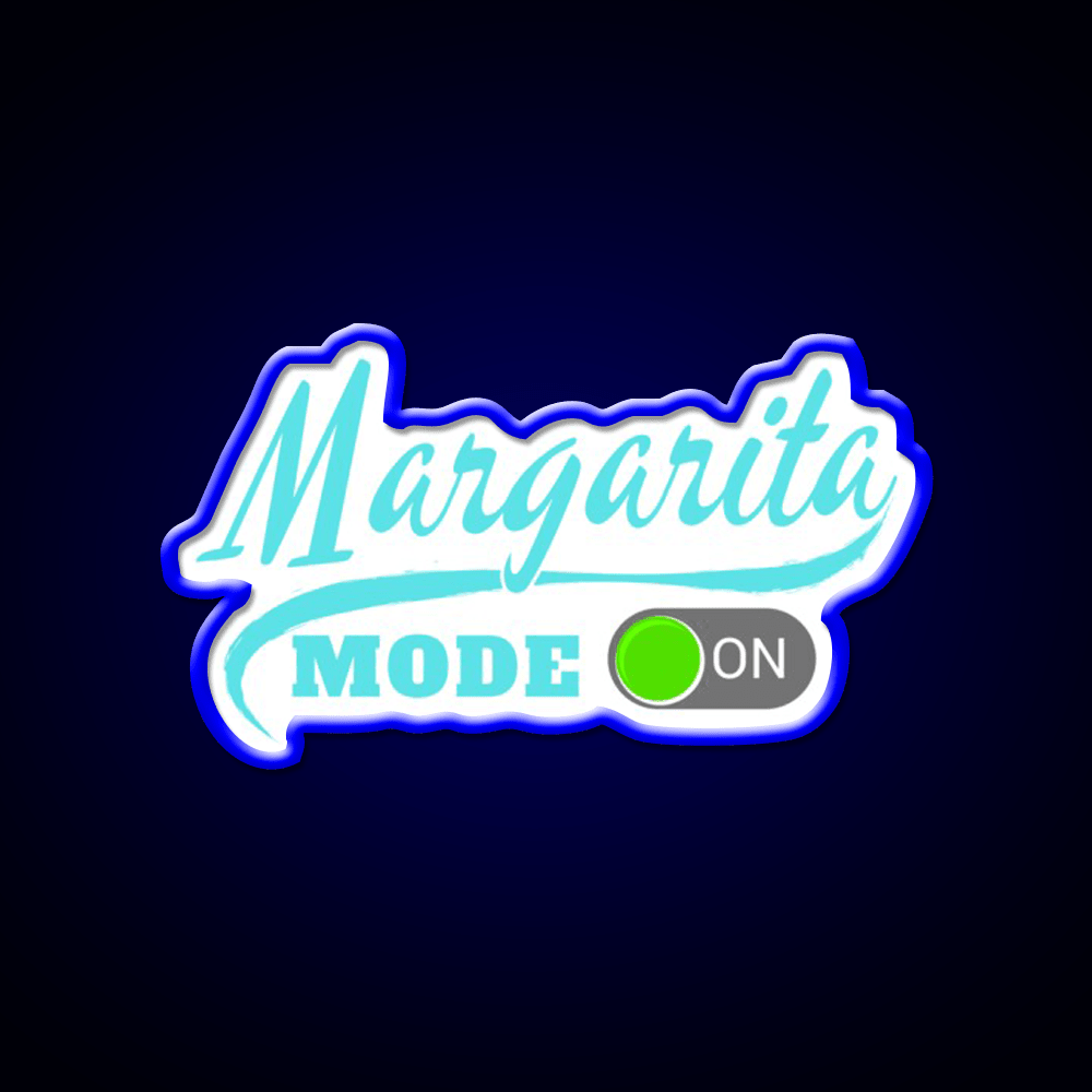 Margarita Mode On Party Drink Tequila Led Neon Sign Rgb Color - Shineneon