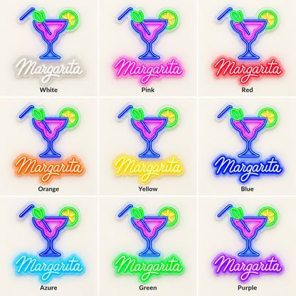 Margarita LED Neon Sign - nine-color grid