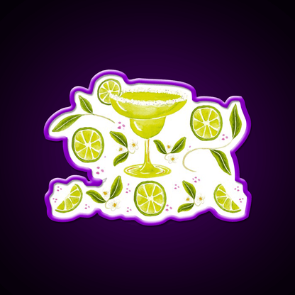 Margarita Party Cocktail Bar Decor Led Neon Sign Rgb Color - Shineneon
