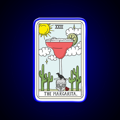 Margarita Reading Party Drink Tequila Led Neon Sign Rgb Color - Shineneon