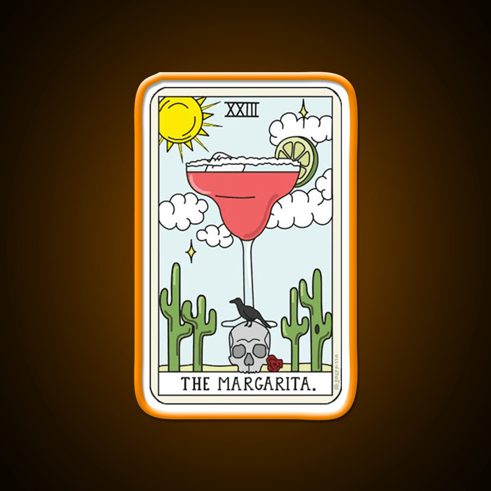 Margarita Reading Party Drink Tequila Led Neon Sign Rgb Color - Shineneon