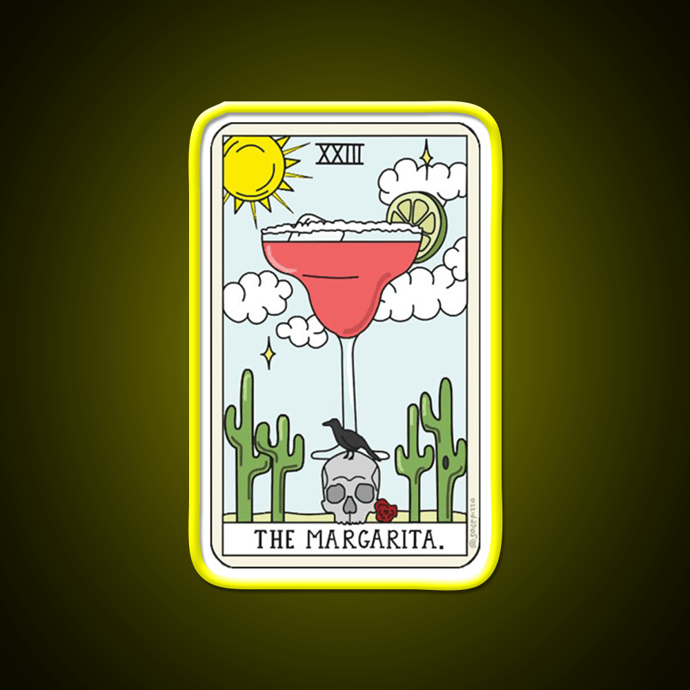 Margarita Reading Party Drink Tequila Led Neon Sign Rgb Color - Shineneon