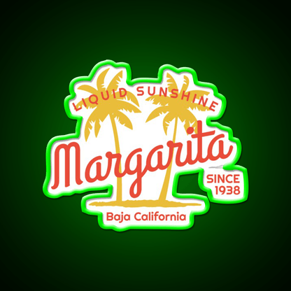 Margarita Since 1938 Liquid Sunshine Party Drink Tequila Led Neon Sign Rgb Color - Shineneon