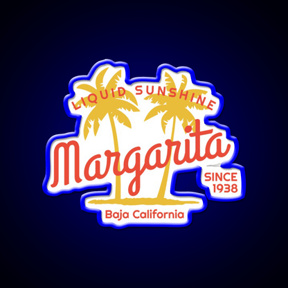 Margarita Since 1938 Liquid Sunshine Party Drink Tequila Led Neon Sign Rgb Color - Shineneon