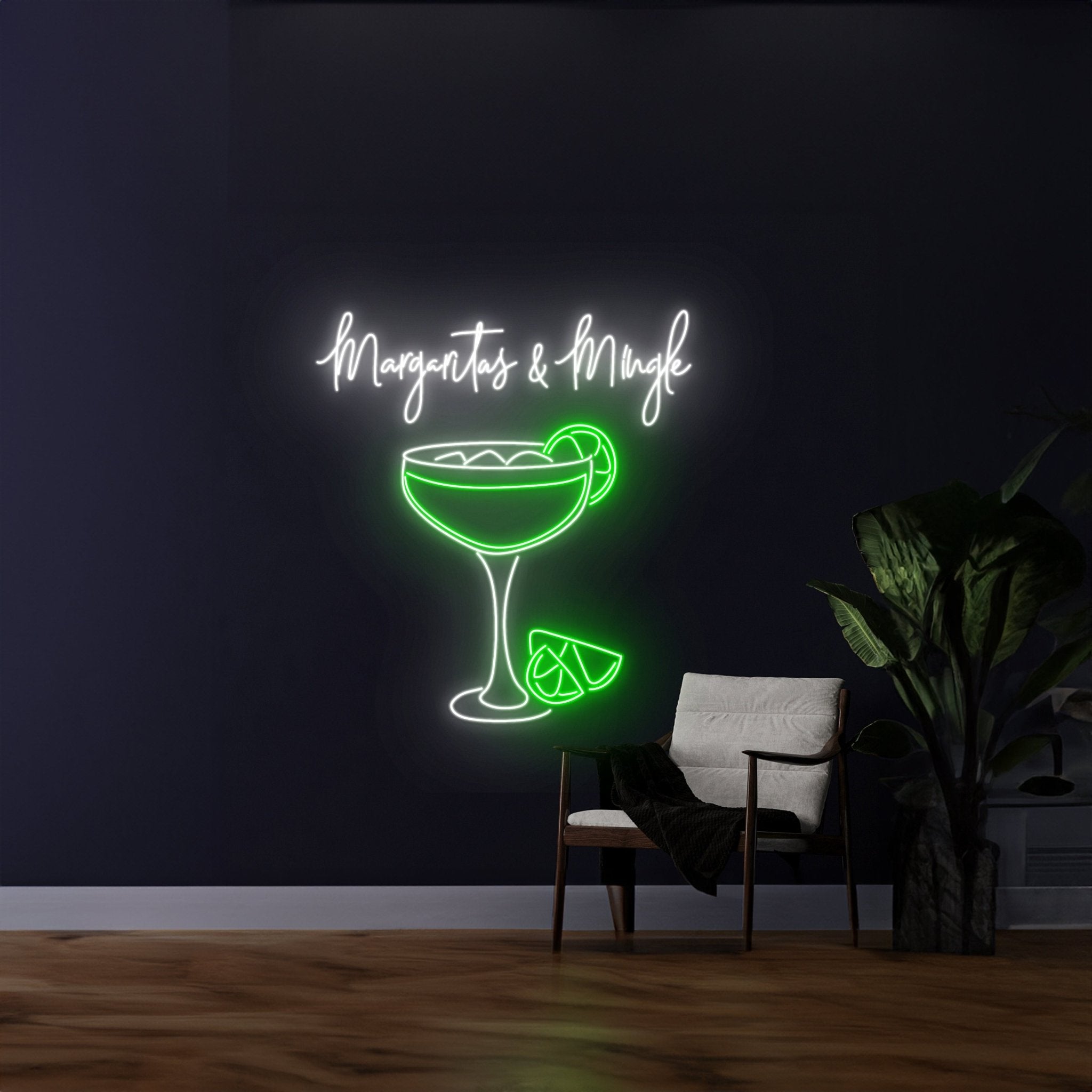 Margaritas Mingle Neon Sign - Shineneon