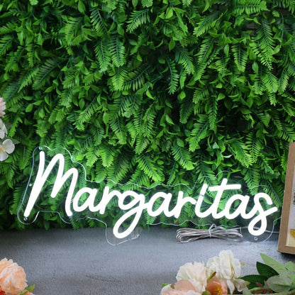 Margaritas White Led Neon Sign - Shineneon