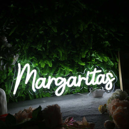 Margaritas White Led Neon Sign - Shineneon