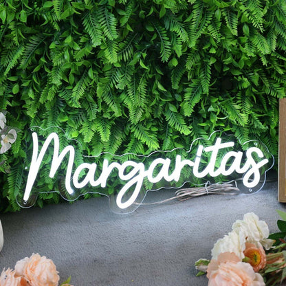 Margaritas White Led Neon Sign - Shineneon