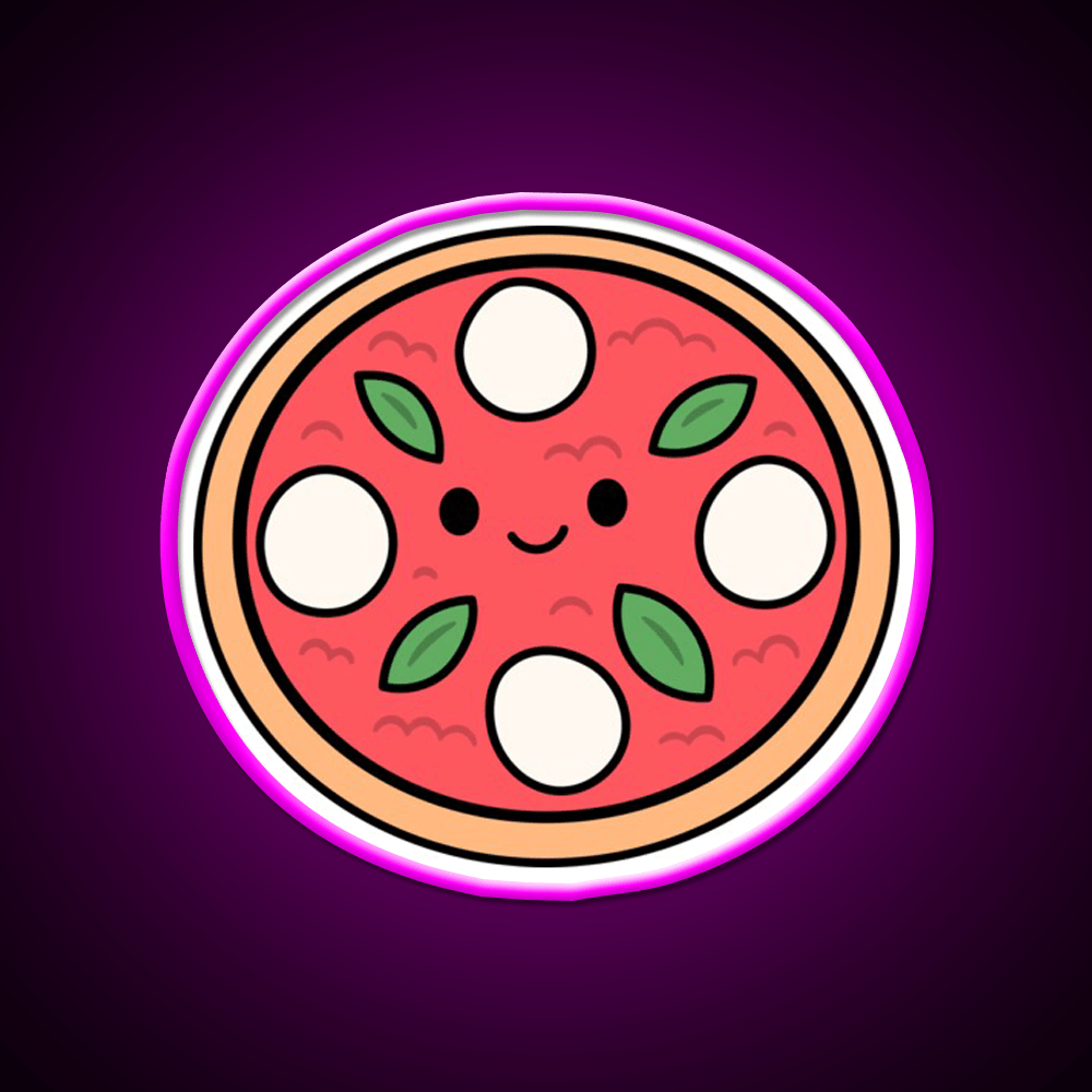 Margherita Pizza Fast Food Led Neon Sign For Burger Place Rgb Color - Shineneon