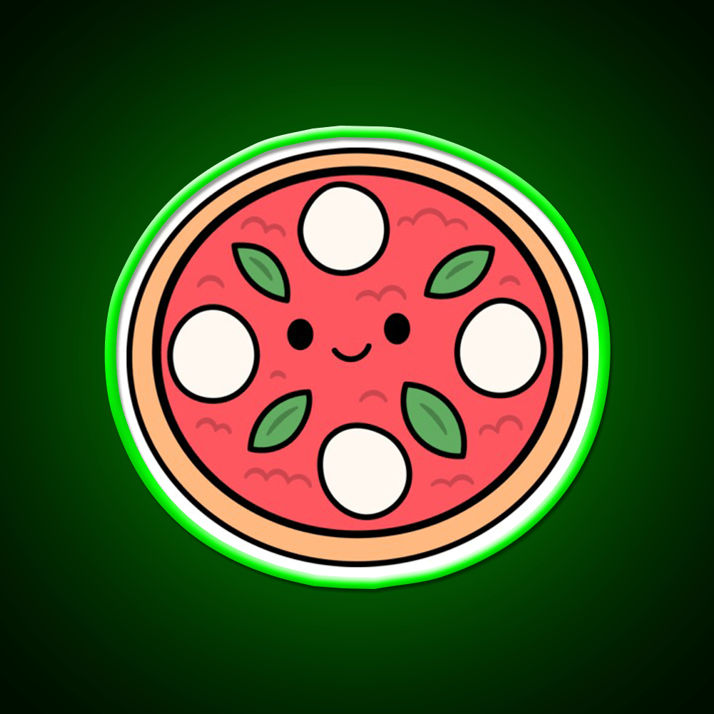 Margherita Pizza Fast Food Led Neon Sign For Burger Place Rgb Color - Shineneon