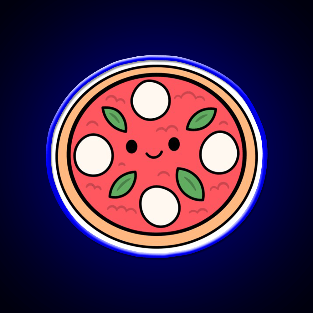 Margherita Pizza Fast Food Led Neon Sign For Burger Place Rgb Color - Shineneon