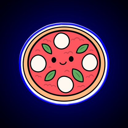 Margherita Pizza Fast Food Led Neon Sign For Burger Place Rgb Color - Shineneon