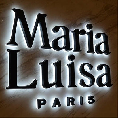 Maria Luisa Paris 3D Backlit Channel Letters Led Light Sign - Shineneon