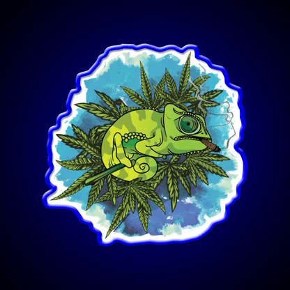 Mariguana Hemp Inspired Green Leaf Led Neon Sign Rgb Color - Shineneon