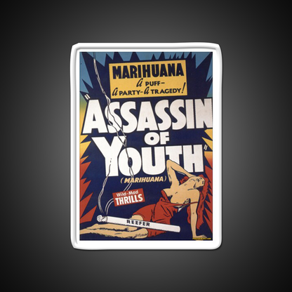Marihuana Assassin Of Youth Hemp Inspired Green Leaf Led Neon Sign Rgb Color - LED neon sign view 11
