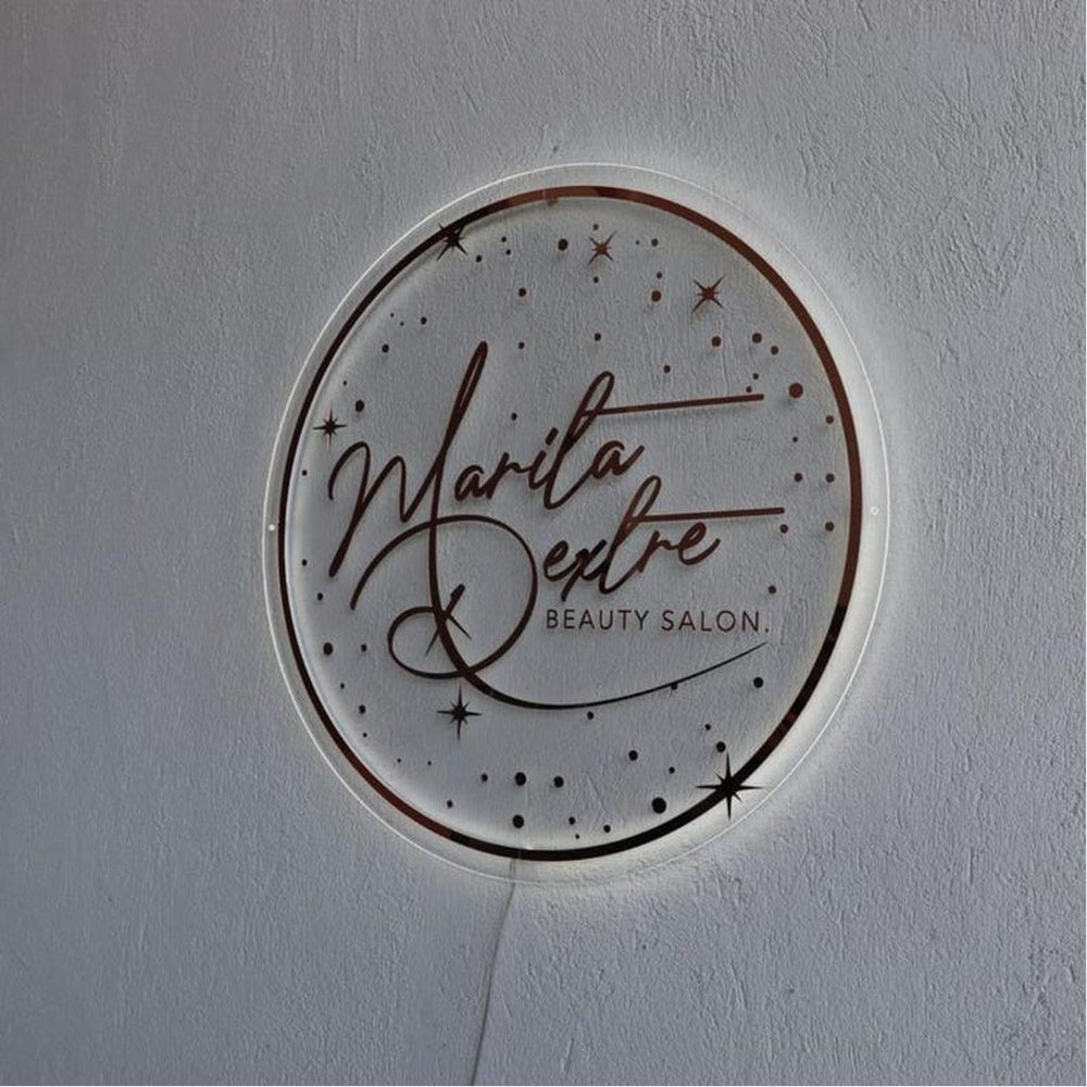 Marila Dextre Acrylic Business Logo Sign - Shineneon