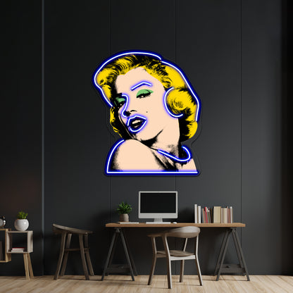 Marilyn Artwork Neon Wall Signs