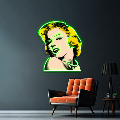 Marilyn Artwork Neon Wall Signs