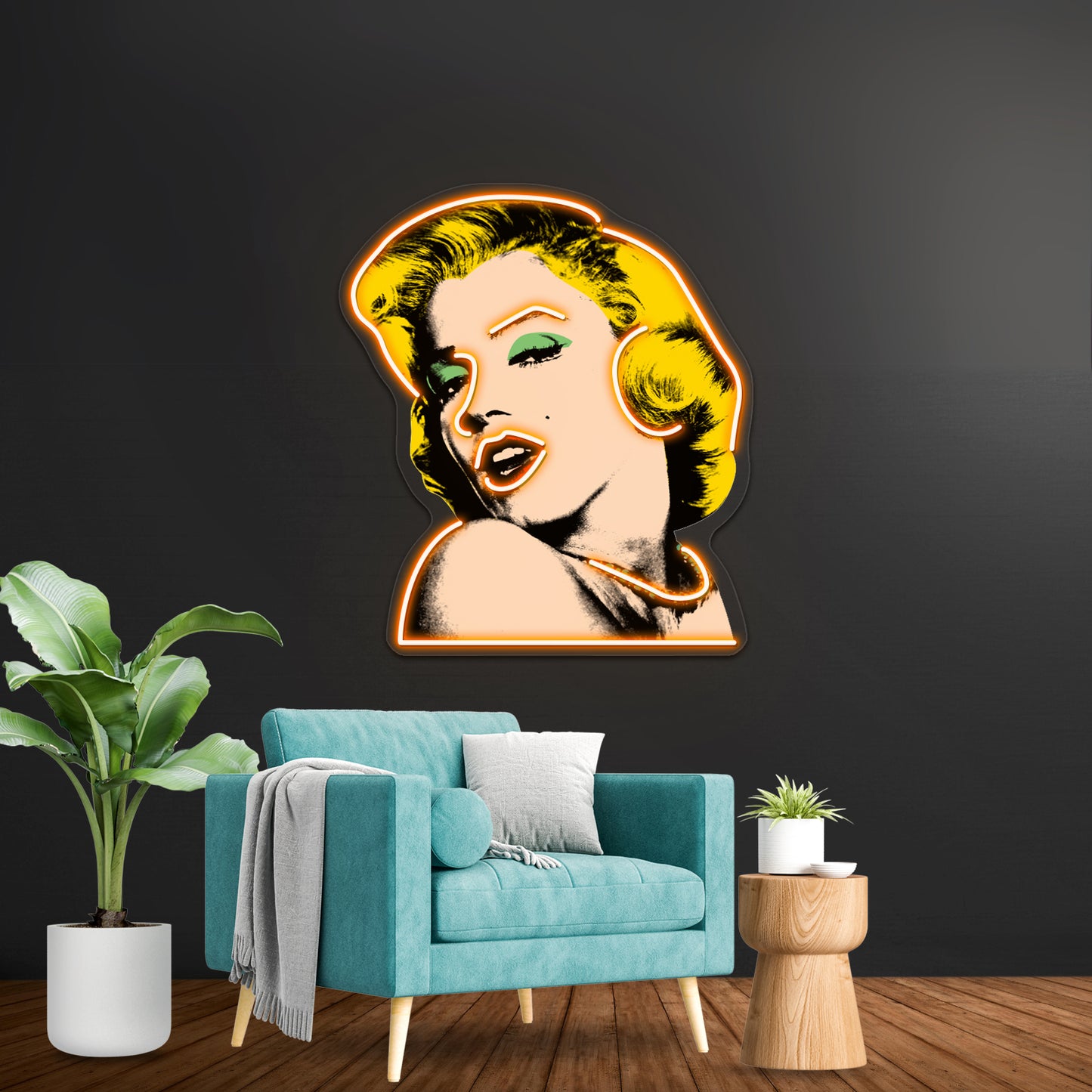 Marilyn Artwork Neon Wall Signs