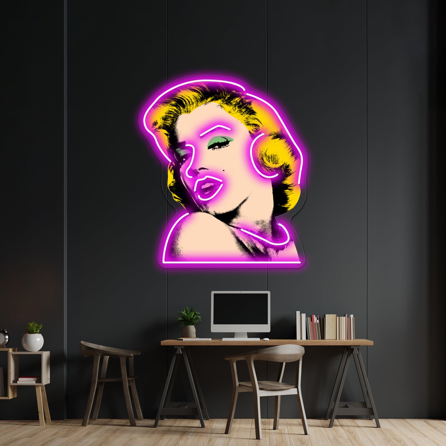 Marilyn Artwork Neon Wall Signs