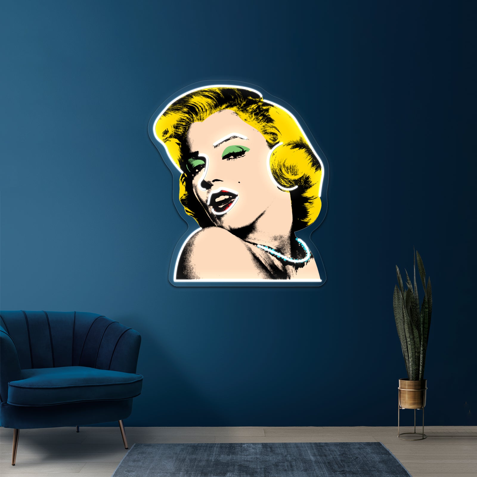 Marilyn Artwork Neon Wall Signs - LED neon sign view 8