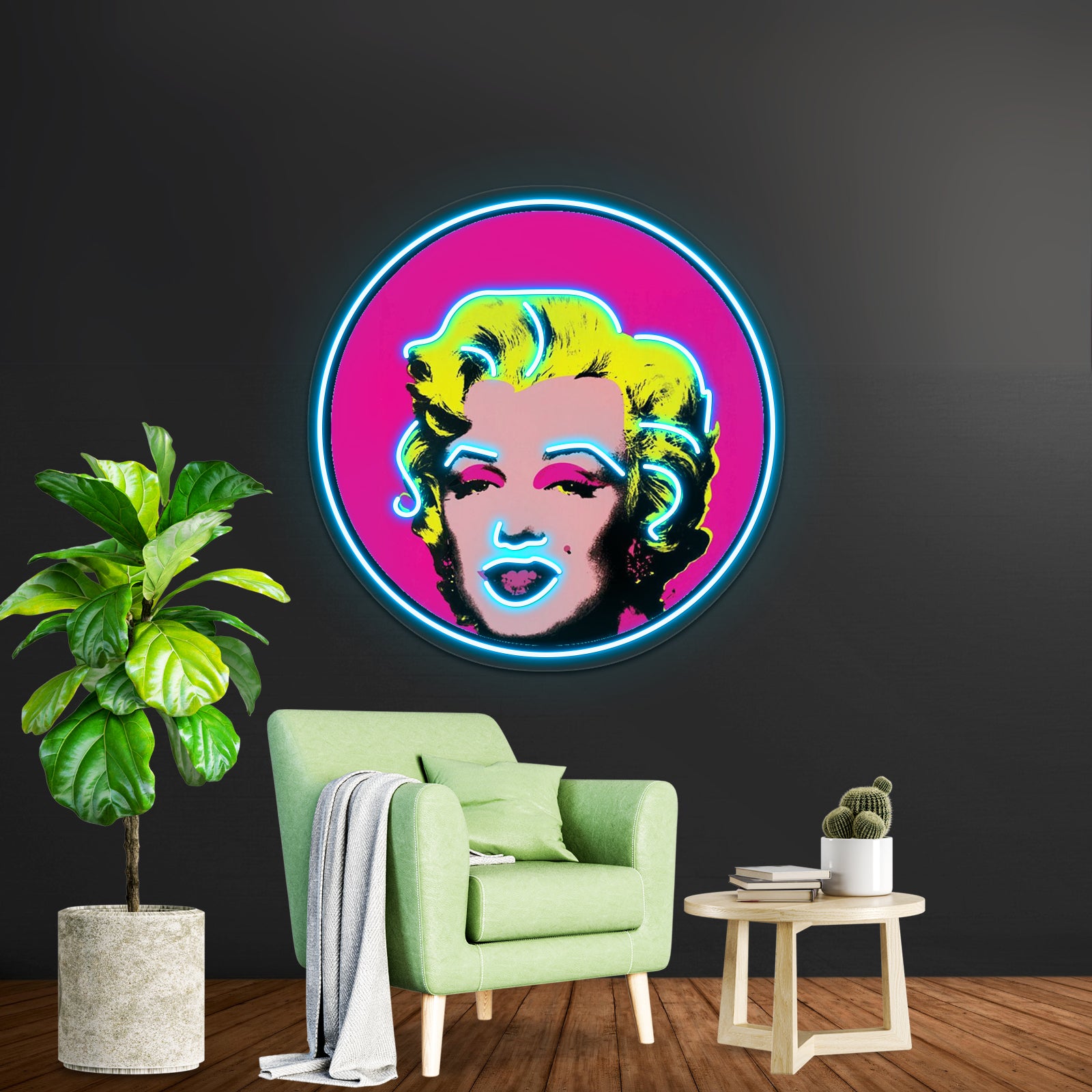 Marilyn Monroe Artwork Led Neon - LED neon sign view 13