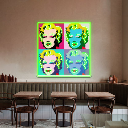 Marilyn Monroe Art Artwork Led Neon