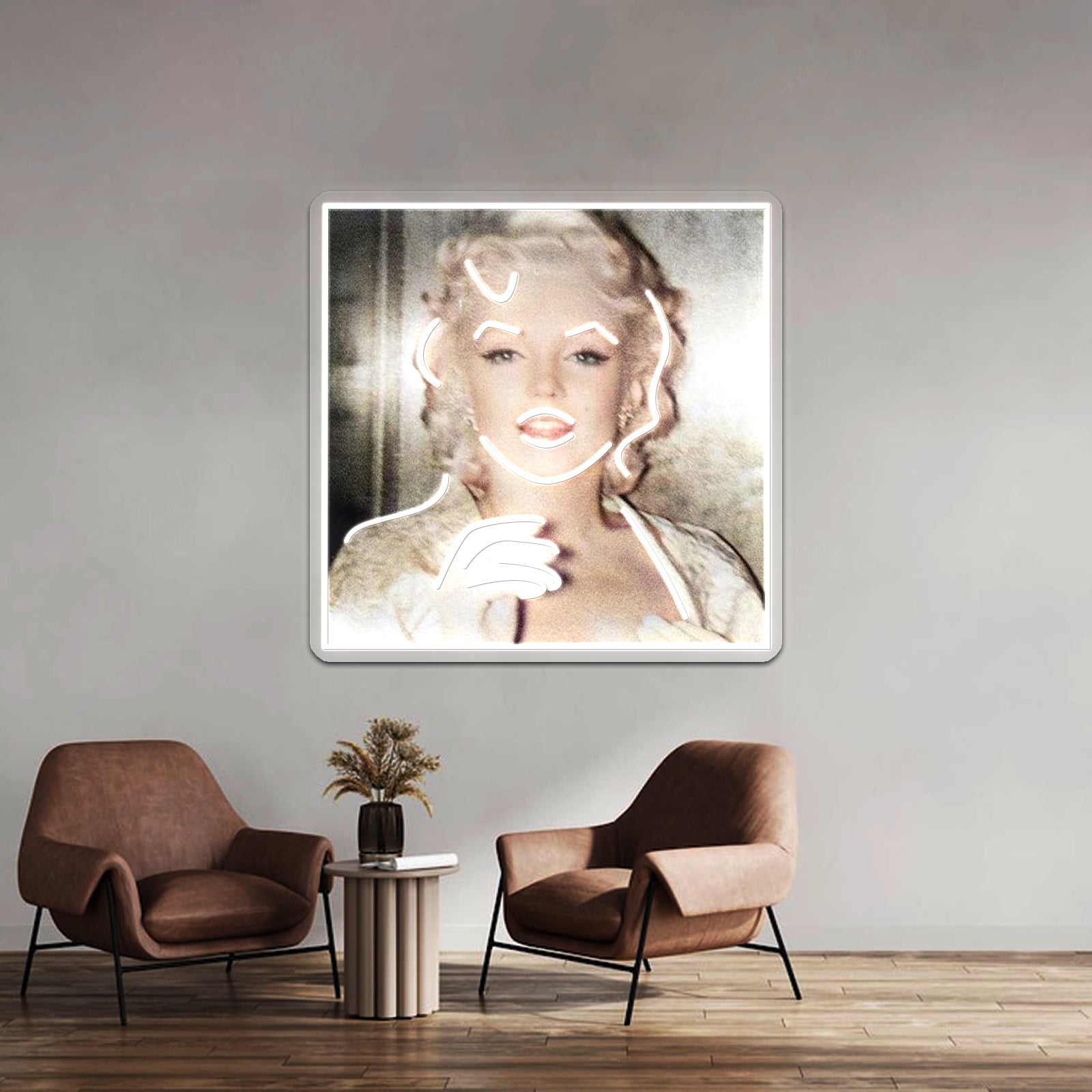 Marilyn Monroe Artwork Led Neon - LED neon sign view 8