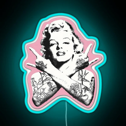 Marilyn Monroe Rgb Led Neon Sign Pop Wall Art - Shineneon