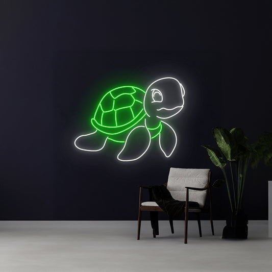 Marine Turtle Led Sign Ocean Turtle Led Light