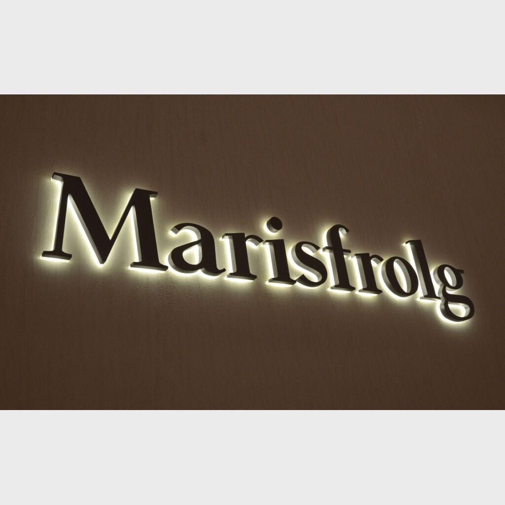 Marisfrolg 3D Backlit Channel Letters Led Light Sign - Shineneon