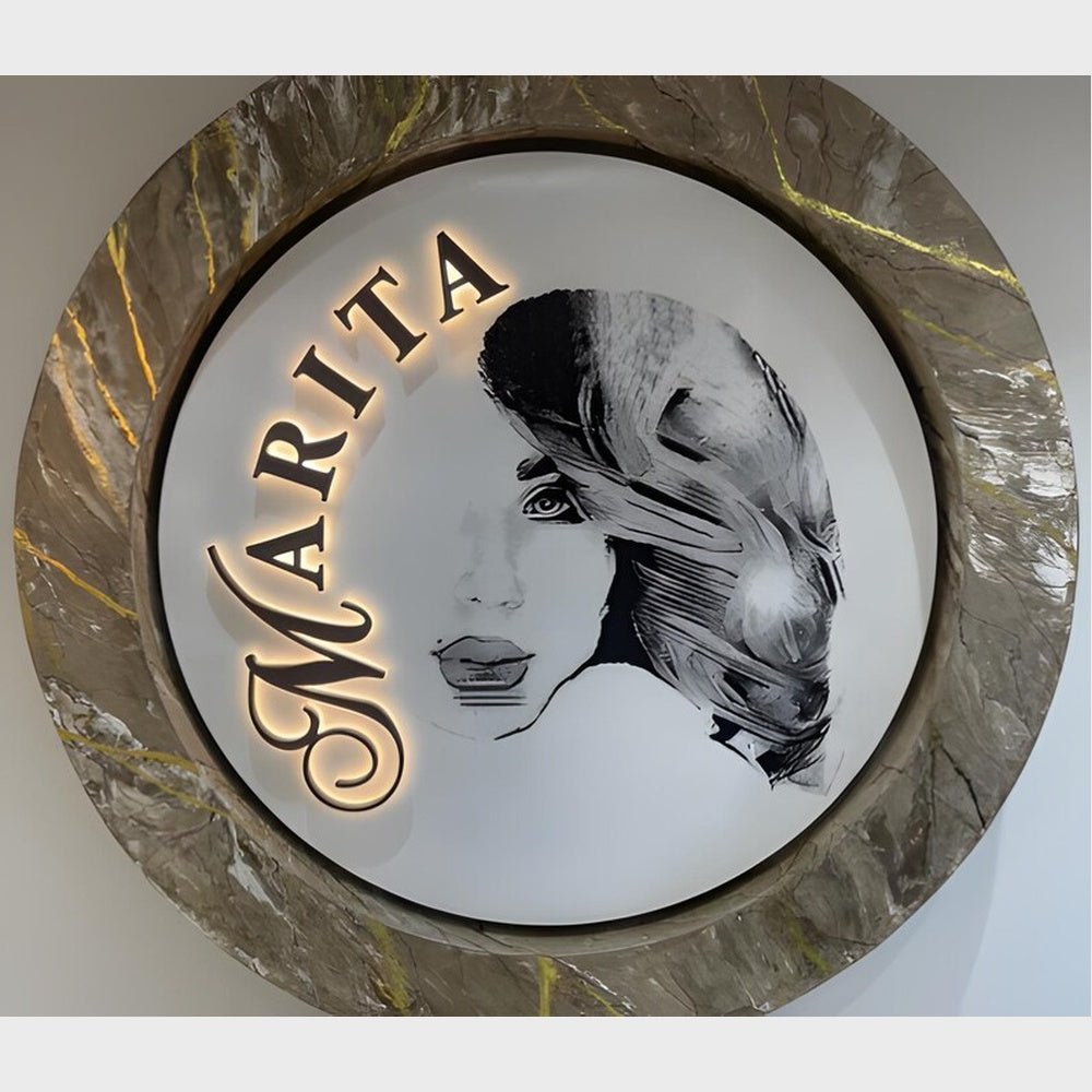 Marita 3D Backlit Channel Letters Led Light Sign - Shineneon