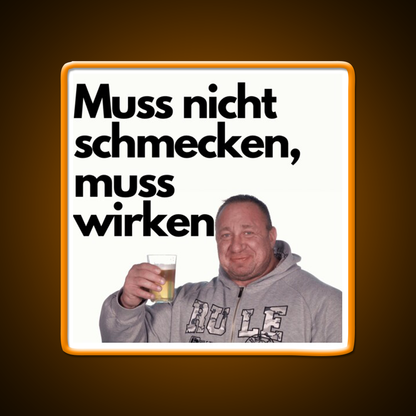 Markus Ruhl Meme Beer Bar Decor Led Neon Sign Rgb Color - LED neon sign view 6