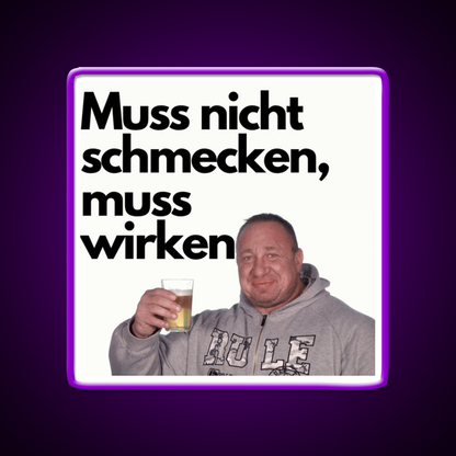 Markus Ruhl Meme Beer Bar Decor Led Neon Sign Rgb Color - LED neon sign view 9