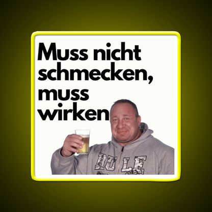 Markus Ruhl Meme Beer Bar Decor Led Neon Sign Rgb Color - LED neon sign view 7