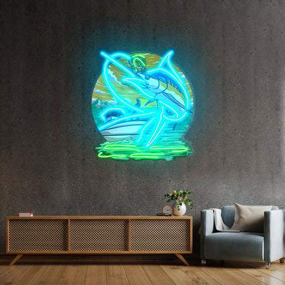Marlin Sea Fishing Led Neon Sign Light Custom Led Signs - Shineneon