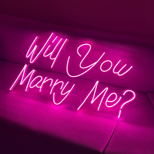 Marry Me Neon Sign