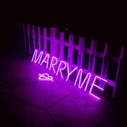 Marry Me Proposal Style 1 Neon Sign | Shineneon